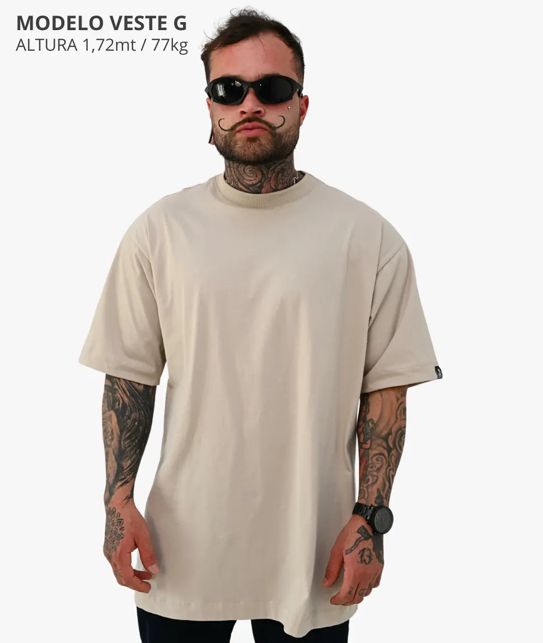 Kit com 5 Camisetas VFK Oversized