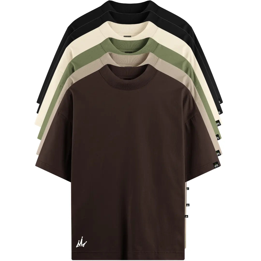 Kit com 6 Camisetas VFK Oversized