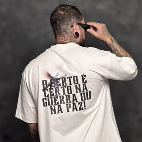 Camiseta Oversized Right for Right Off White