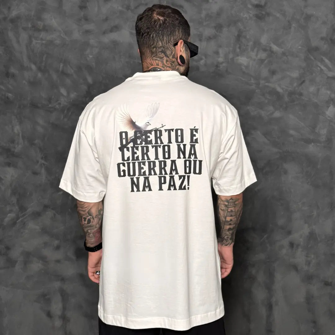 Camiseta Oversized Right for Right Off White