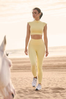 Calça Legging Cintura Alta Sem Costura Modern Basic - CLOUD GYM