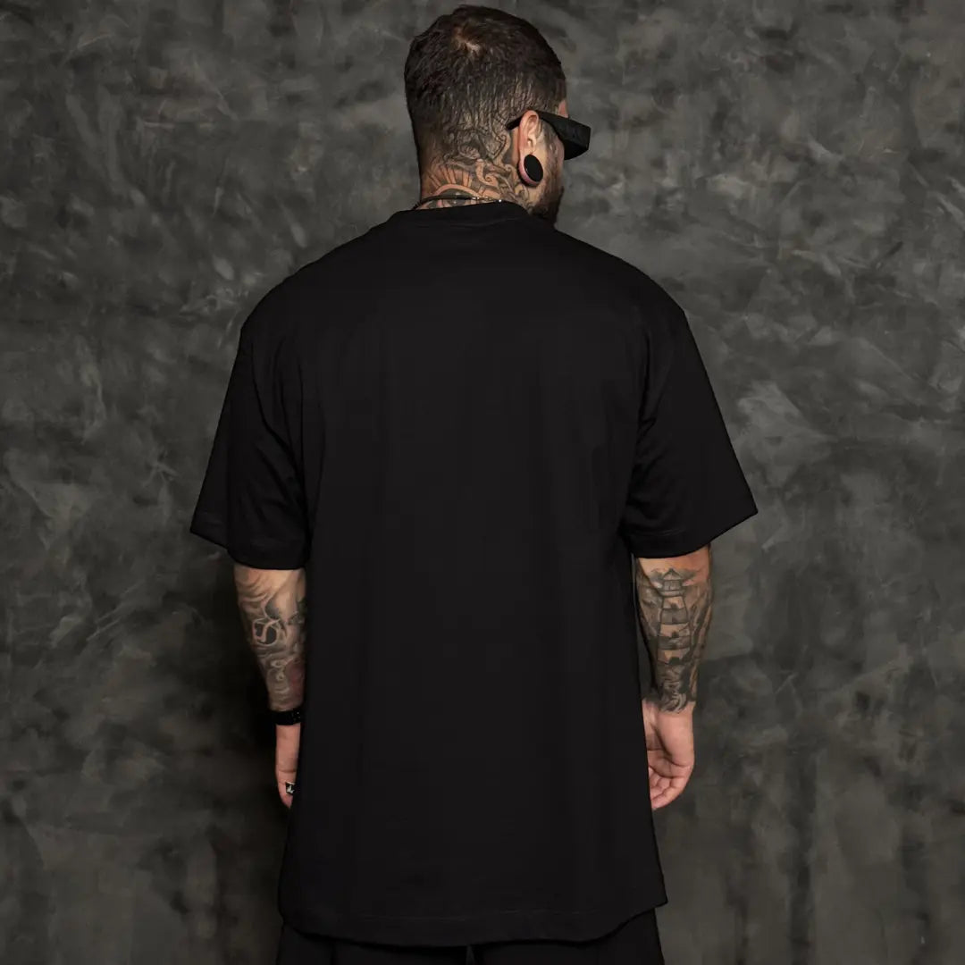 Camiseta Oversized Simple Preto