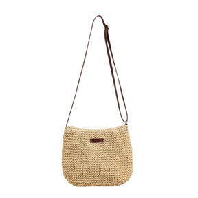 Bolsa Feminina De Palha Praia Mary