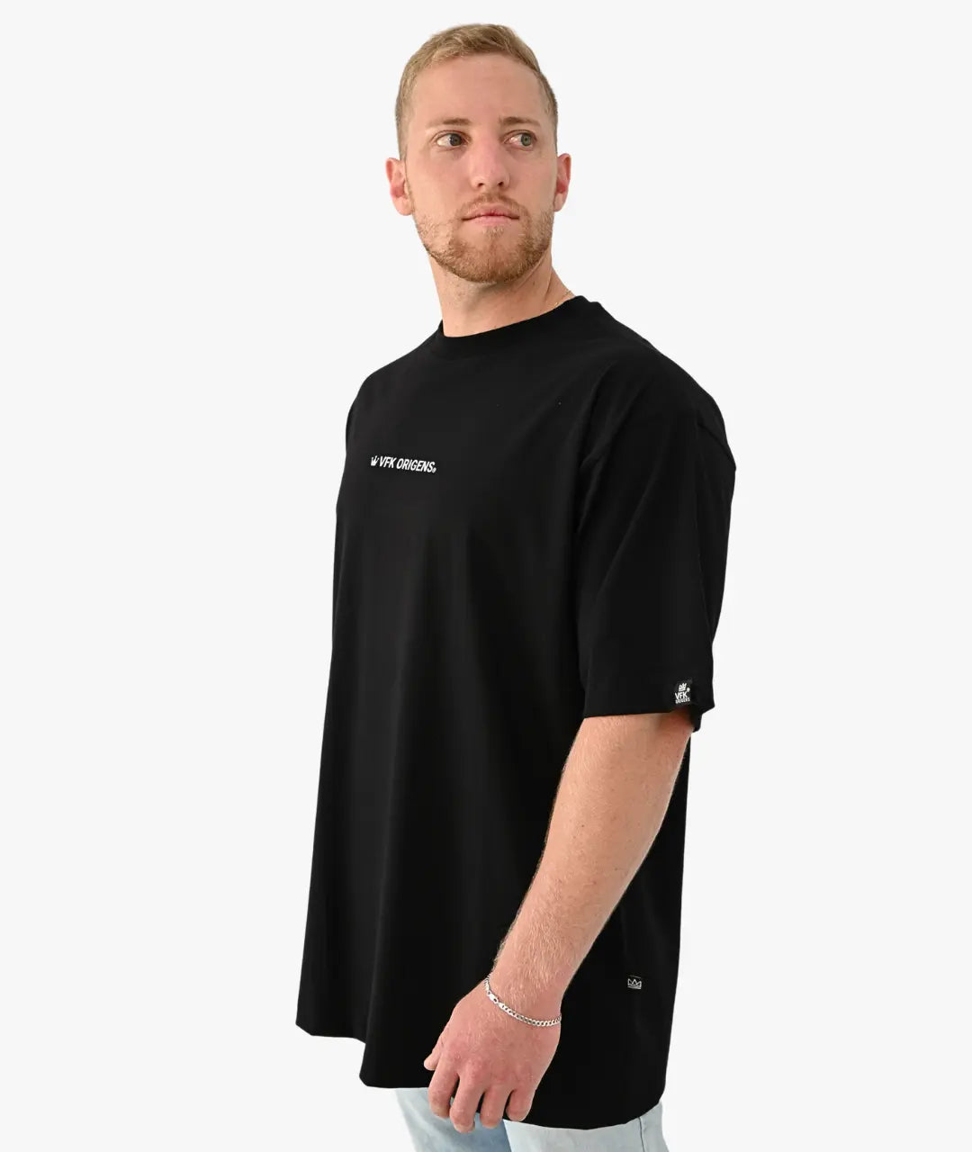 Camiseta Oversized Origins Royal Preto