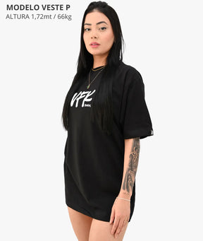 Camiseta Oversized Vfk Preto