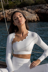 Top Manga Longa Assimétrico Nuvem - CLOUD GYM