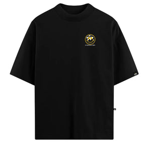 Camiseta Oversized O Mundo é Seu Preto