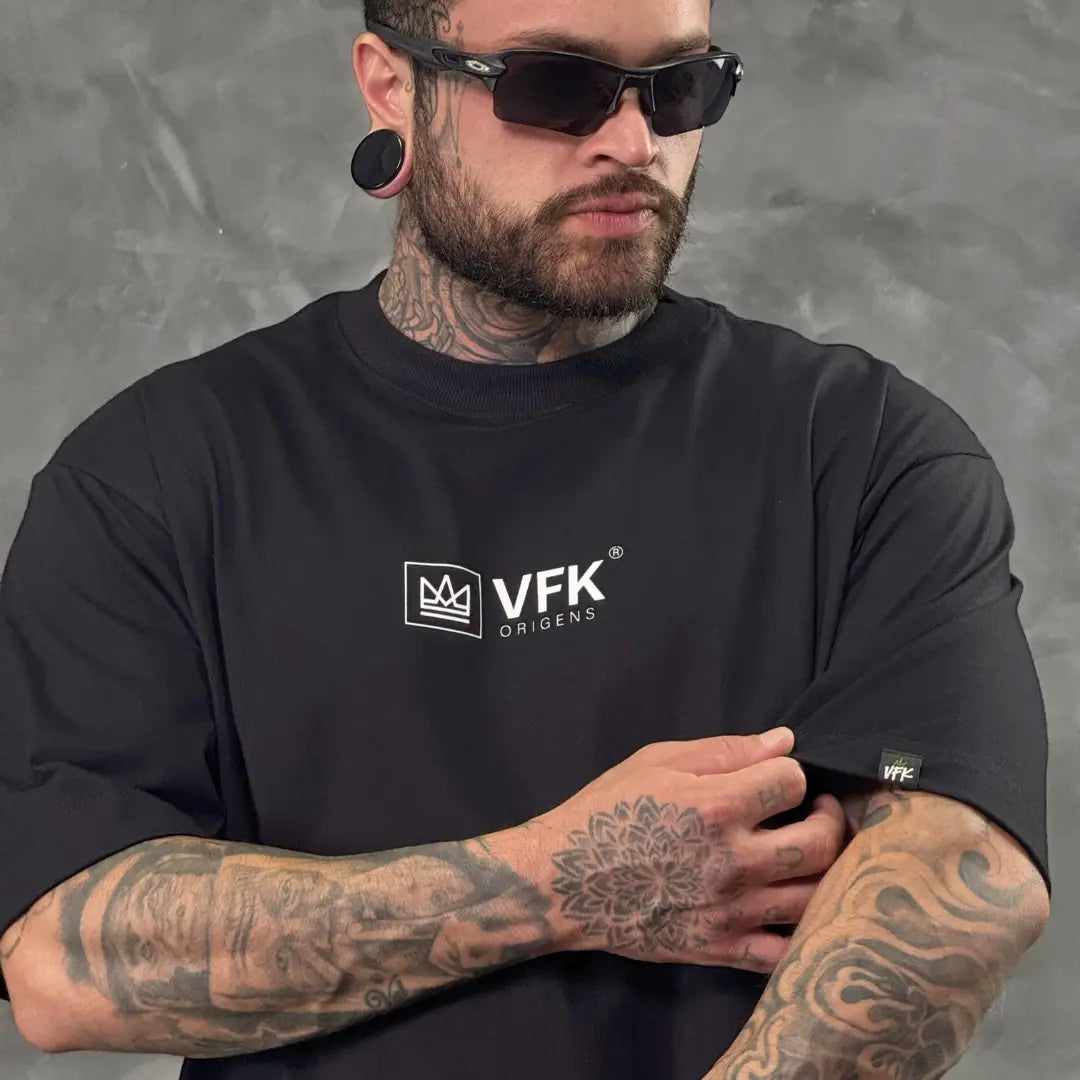 Camiseta Oversized Essência Preto