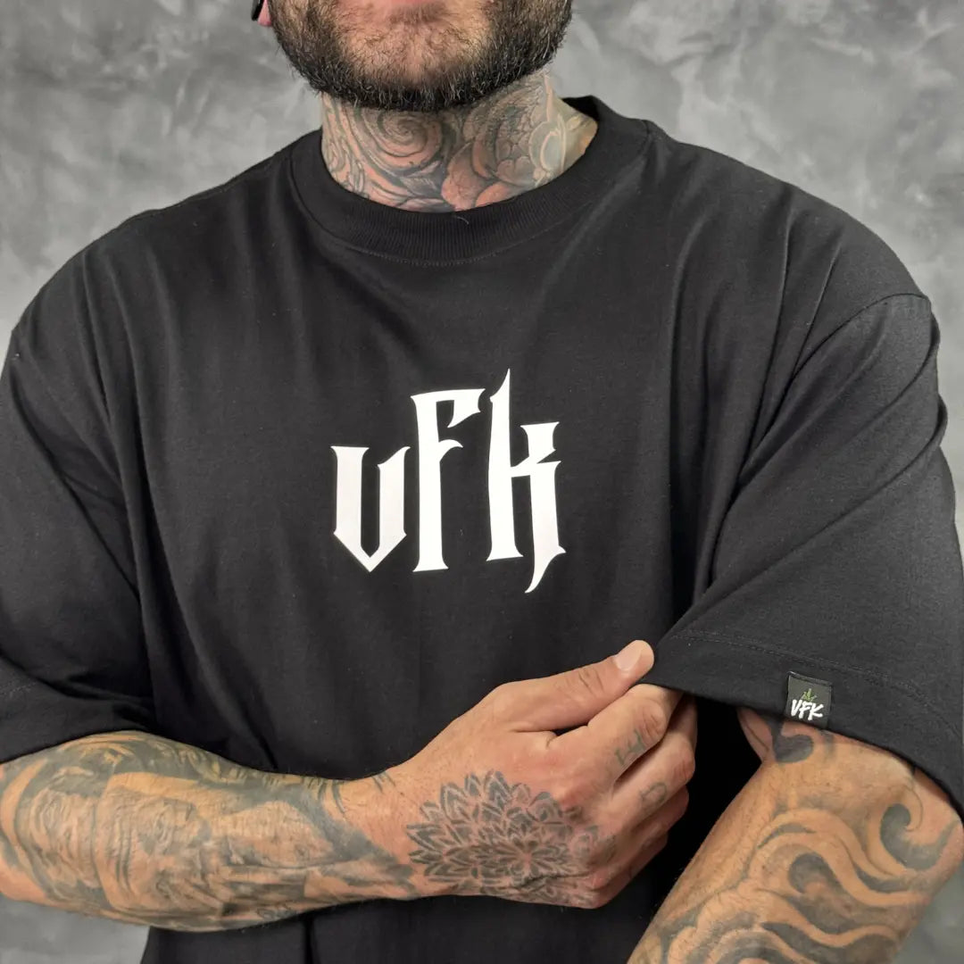 Camiseta Oversized Forjado na Fé Preto