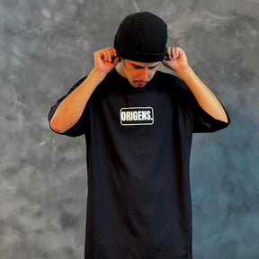 Camiseta Oversized Origens Preto