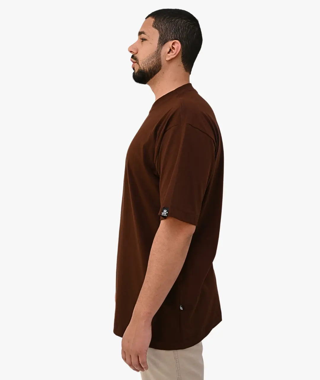 Camiseta Oversized Lisa Marrom