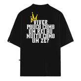 Camiseta Oversized King's Life Preto