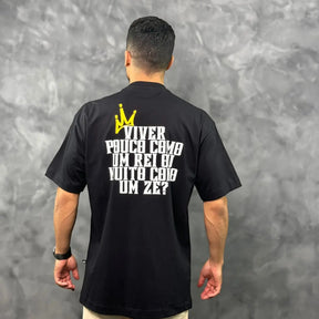 Camiseta Oversized King's Life Preto