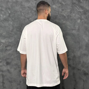 Camiseta Oversized Graffiti Left Off-White