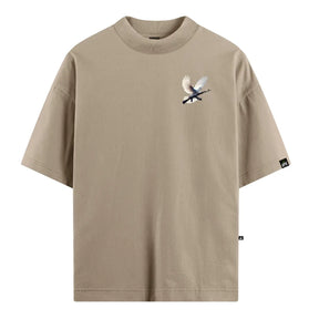 Camiseta Oversized Right for Right Bege