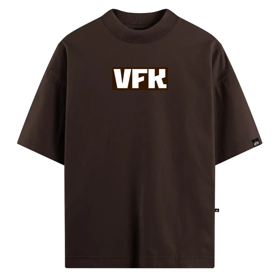 Camiseta Oversized Identidade Marrom