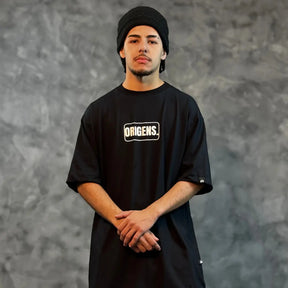 Camiseta Oversized Origens Preto