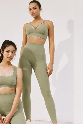 Calça Legging Cintura Alta Sem Costura Modern Basic - CLOUD GYM