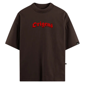 Camiseta Oversized Anjo da Guarda Marrom