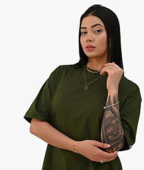 Camiseta Oversized Lisa Verde