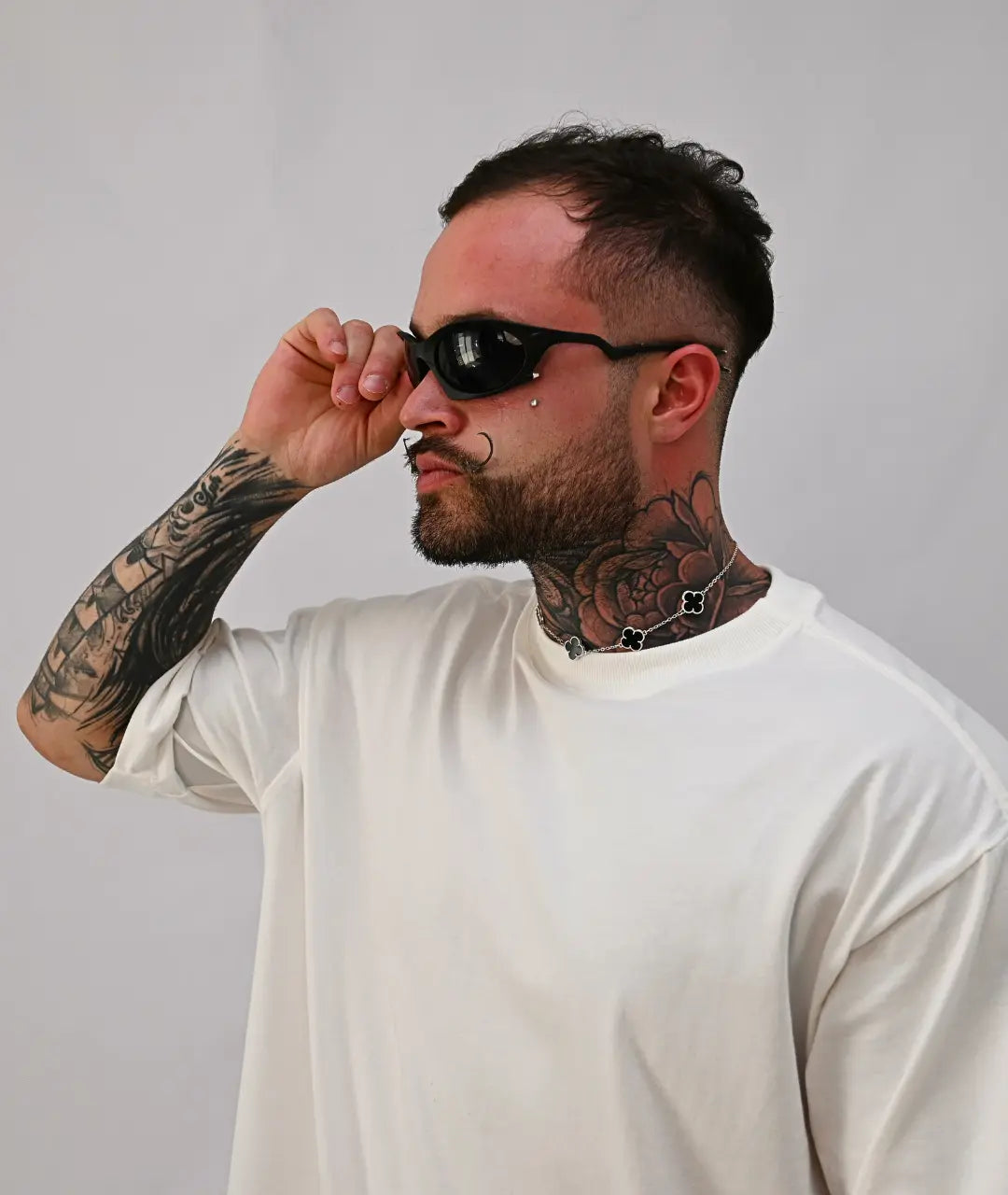 Camiseta Oversized Lisa Off White