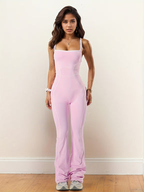 Macacão Esportivo Flare Costas Aberta Modern Selena