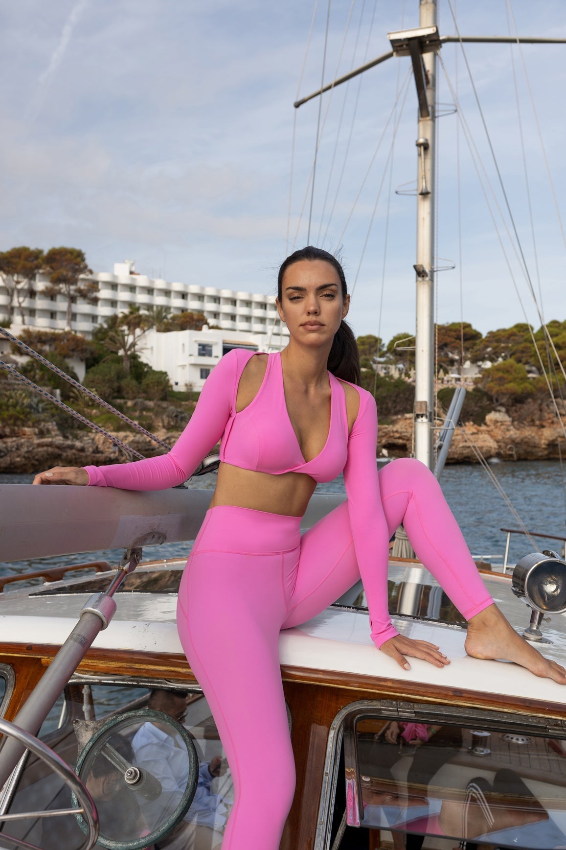 Calça Legging Cintura Alta Sem Costura Modern Basic - CLOUD GYM