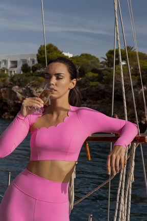 Top Manga Longa Assimétrico Nuvem - CLOUD GYM