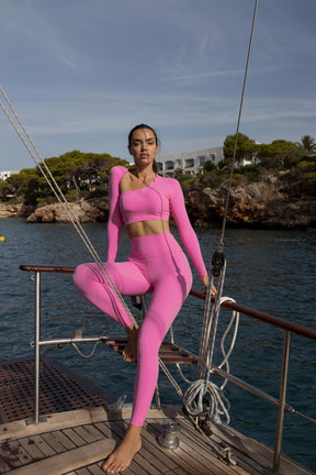 Calça Legging Cintura Alta Sem Costura Modern Basic - CLOUD GYM