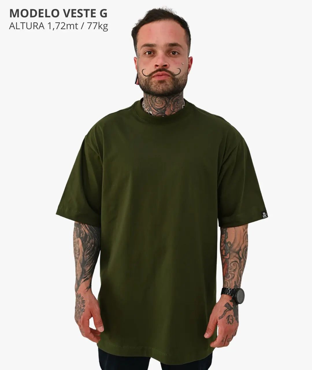 Camiseta Oversized Lisa Verde