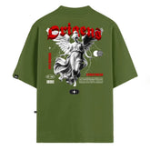 Camiseta Oversized Anjo da Guarda Verde