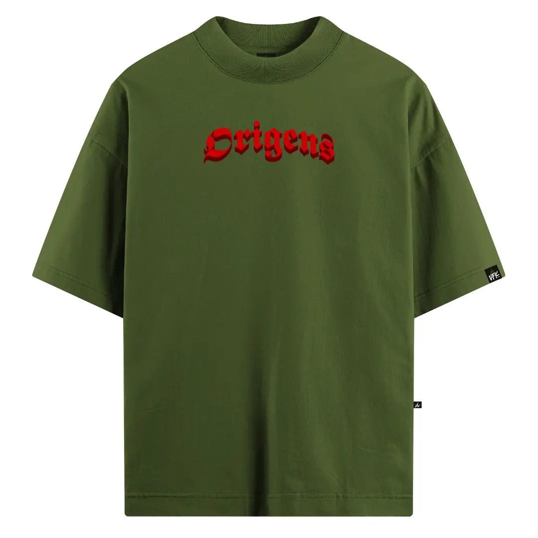 Camiseta Oversized Anjo da Guarda Verde