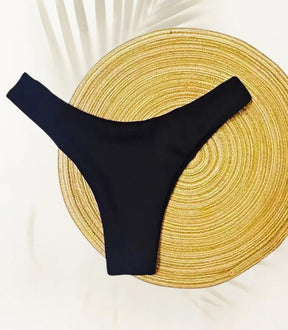 Biquíni Avulso Feminino Cintura Alta Texturizado com Top Faixa | Iaiá