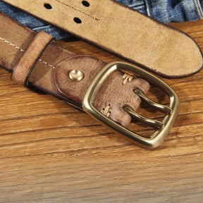 Cinto Masculino de Couro Artesanal Lorennzi