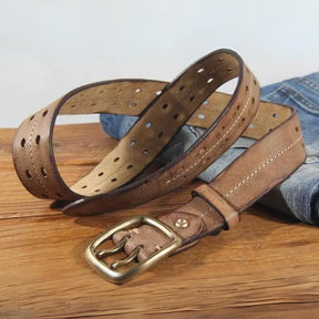 Cinto Masculino de Couro Artesanal Lorennzi