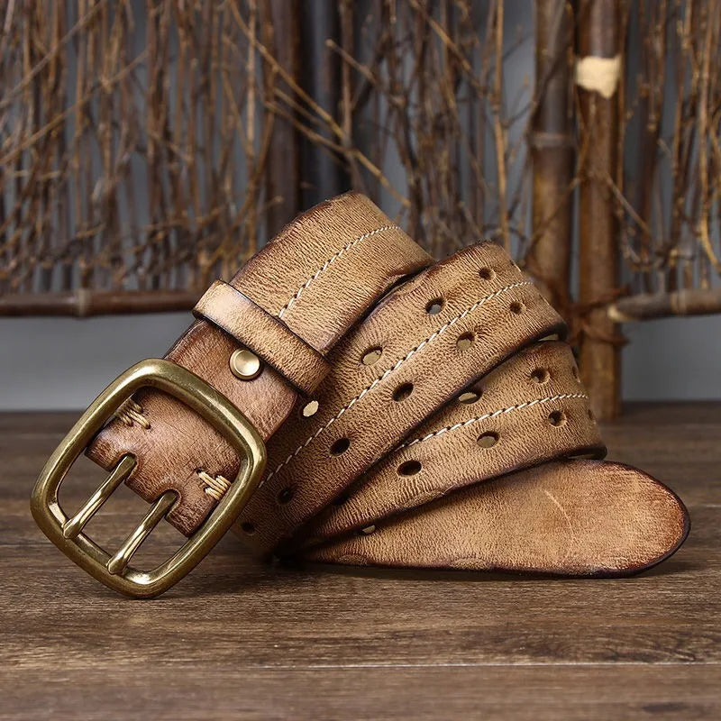 Cinto Masculino de Couro Artesanal Lorennzi