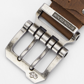 Cinto Masculino de Couro Denim Lorennzi