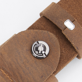 Cinto Masculino de Couro Denim Lorennzi