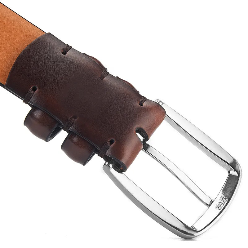 Cinto Masculino de Couro Lorennzi Chic