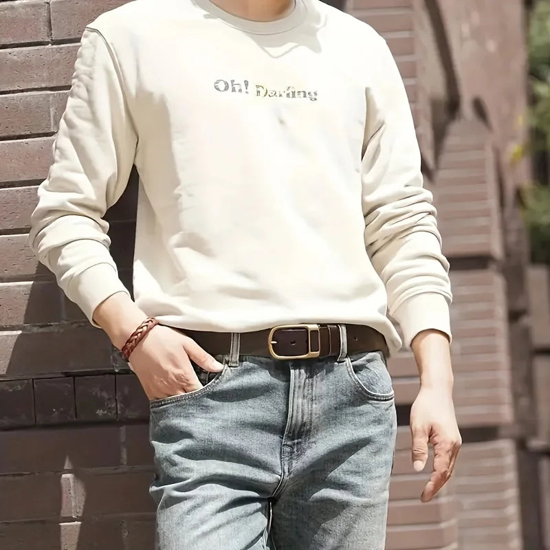 Cinto Masculino de Couro Lorennzi Terrain