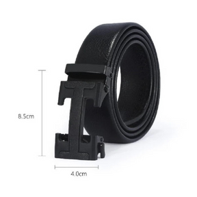 Cinto de Couro com Fivela Automática Lorennzi