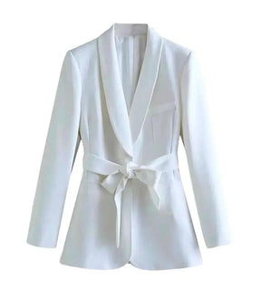 Conjunto Social Feminino Alfaiataria Blazer e Calça Flare | Bibi