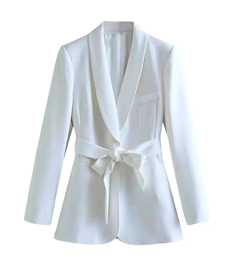 Conjunto Social Feminino Alfaiataria Blazer e Calça Flare | Bibi