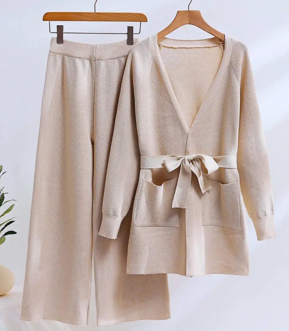 Conjunto Feminino Tricot Elegante para Trabalho e Eventos | Ayasha