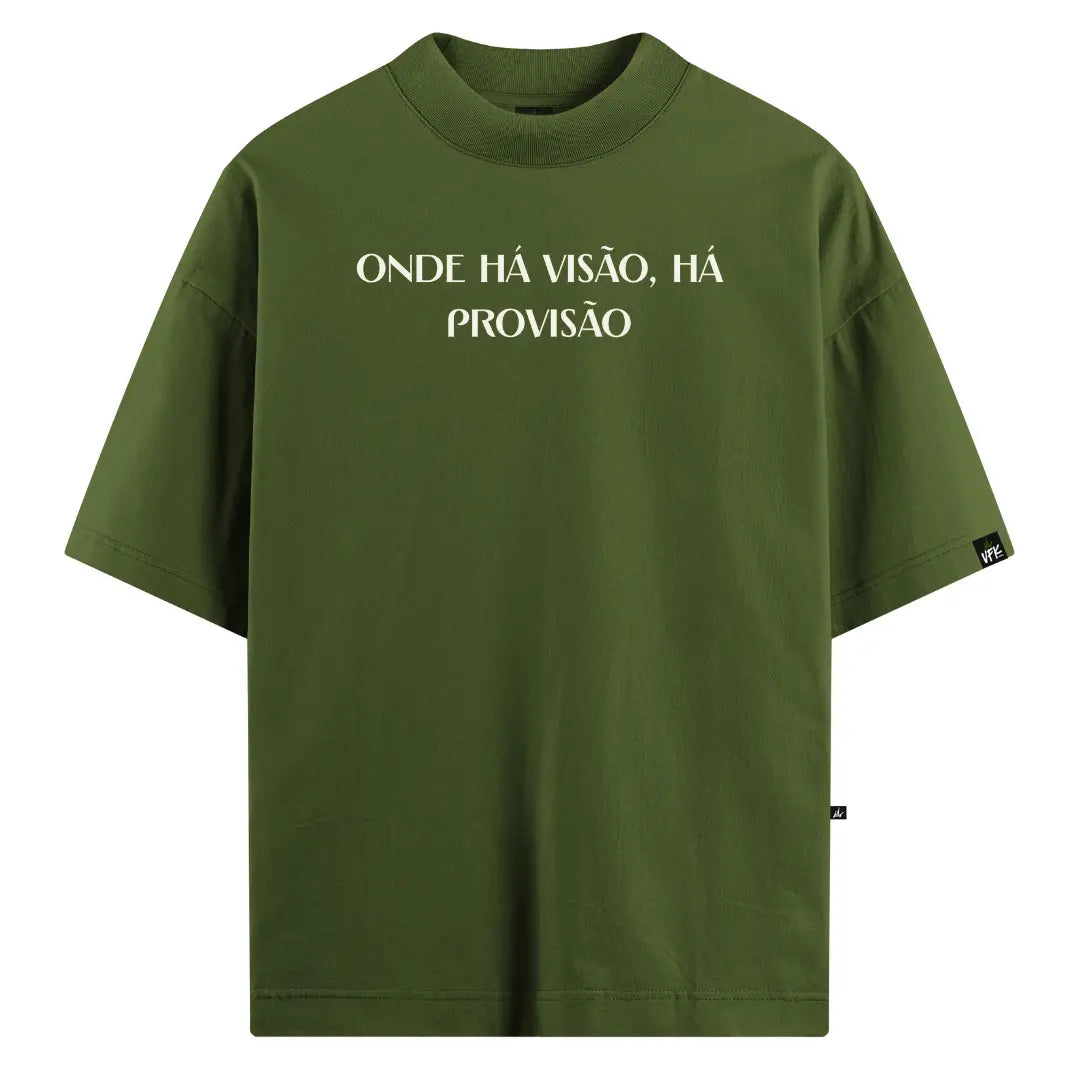Camiseta Oversized Esperança Verde