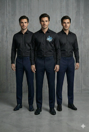 Kit 3 Camisas Social Tech Anti Suor e Manchas