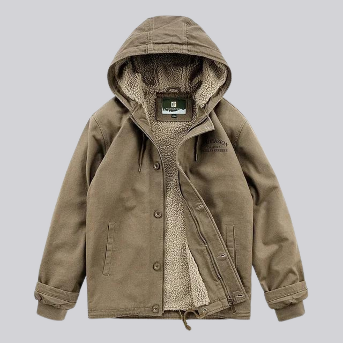 Jaqueta Bomber Masculina de Lã Lorennzi