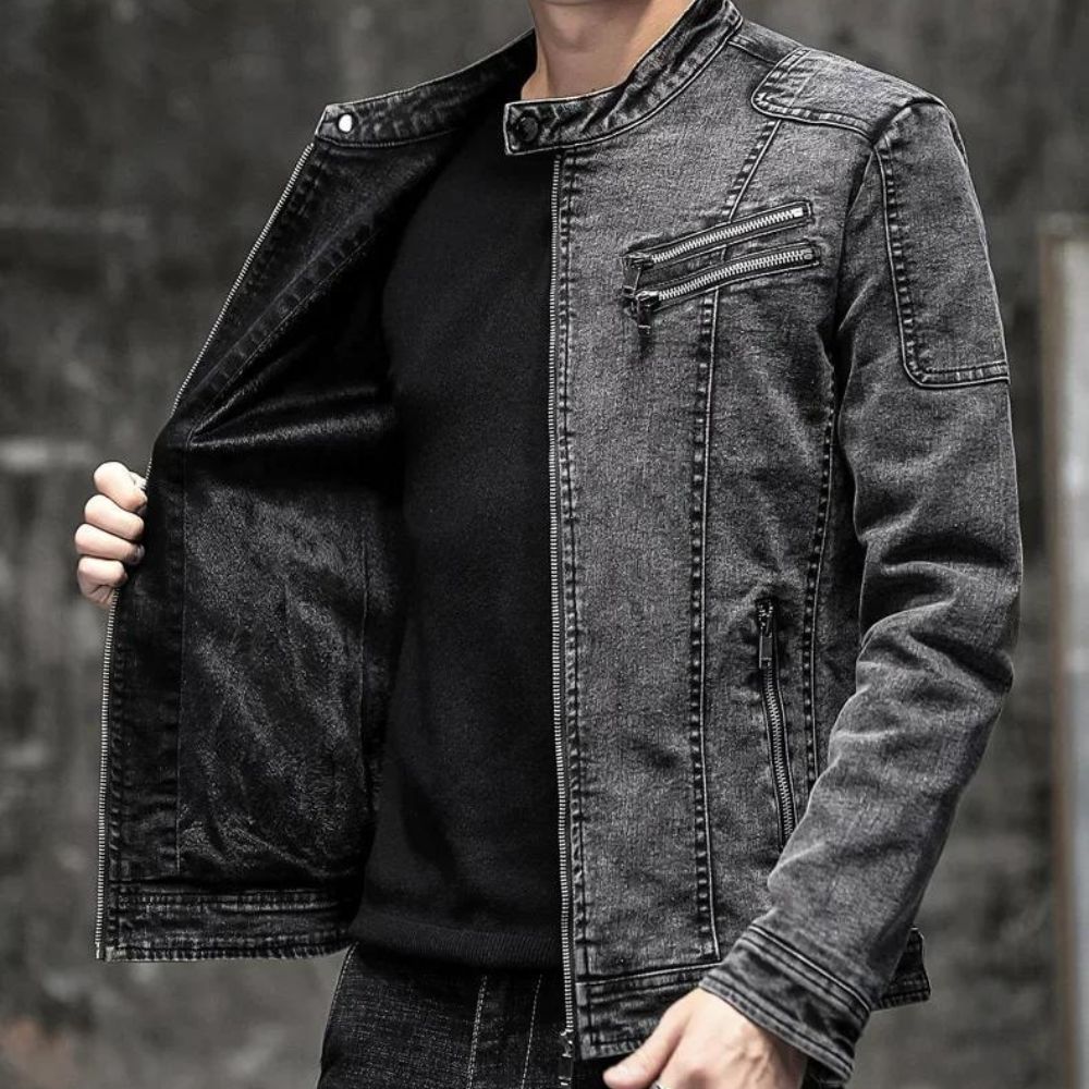 Jaqueta Jeans Masculina Lorennzi Vintage