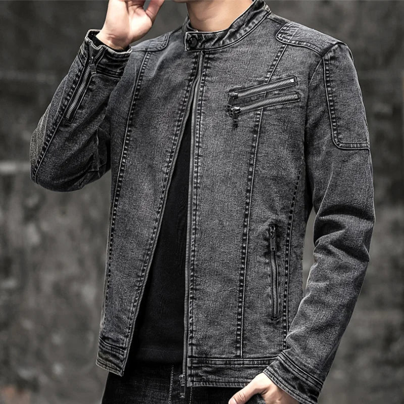 Jaqueta Jeans Masculina Lorennzi Vintage