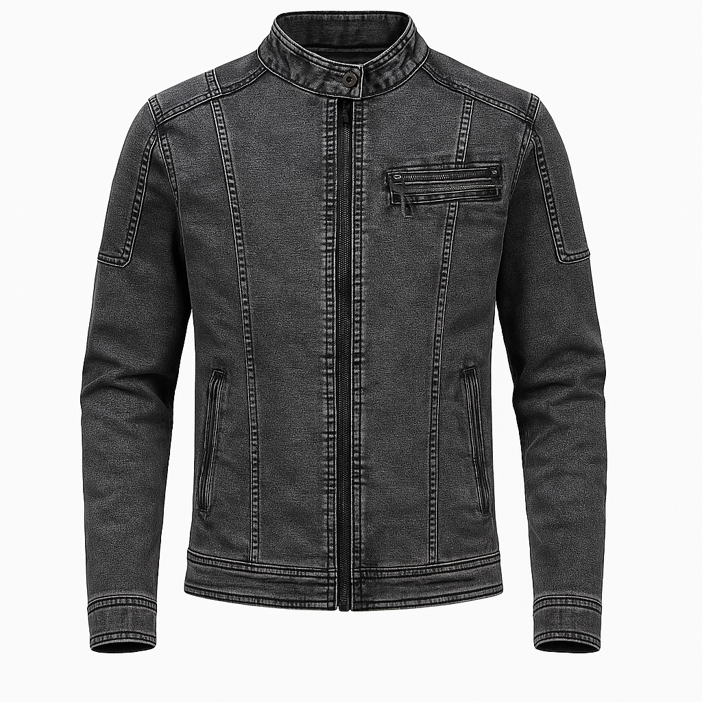 Jaqueta Jeans Masculina Lorennzi Vintage